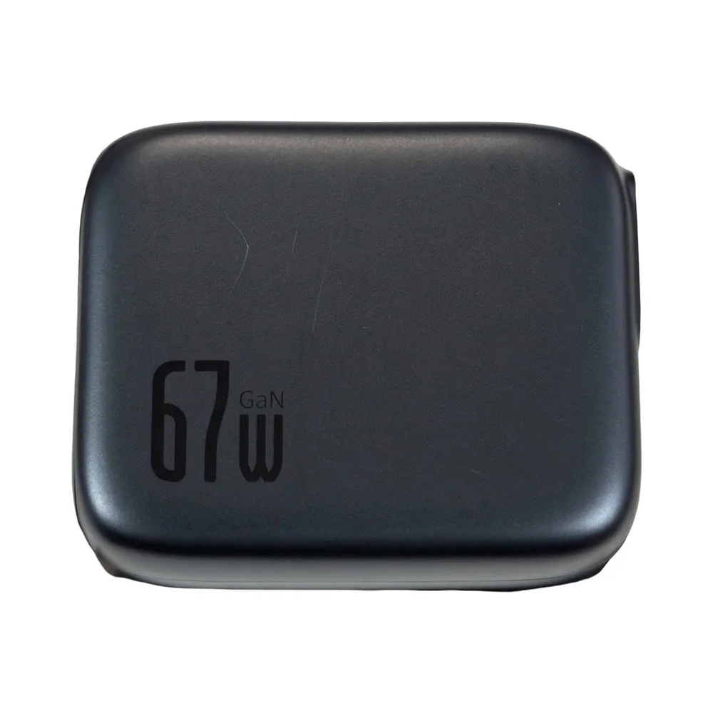 Pp7U Baseus Enercore w/ Single Retractable USB-C Cable Charger 67W Black Read ⬇️